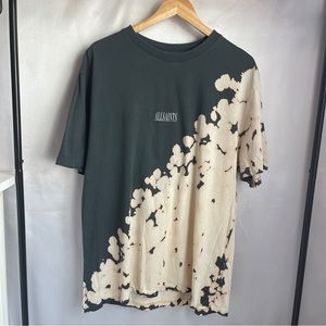 All saints dark grey graphic tee